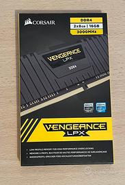 RAM CORSAIR VENGEANCE LPX (2x8GB) DDR4 3000MHz