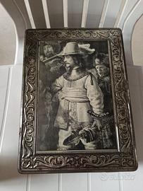 Antica Scatola Latta Tettamanti Como