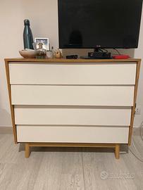 Cassettiera con 2 cassetti mal funzionanti