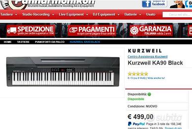 piano digitale KURZWRIL