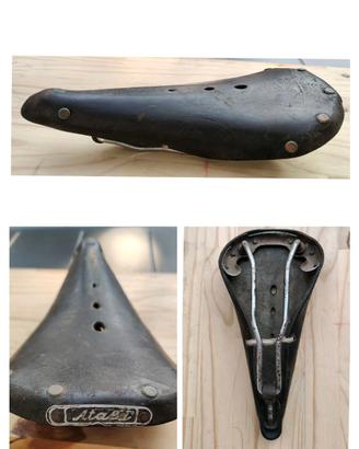 vecchio sellino in cuoio atala anni 30 50