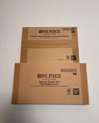 Bundle One Piece Set Ace,Sabo,Luffy + Premium Live