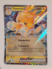 Carta Pokemon Pawmot ex 073/197 OBF Ossidiana