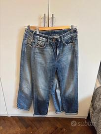 2 paia Jeans Diesel Donn D-Joy taglia 25