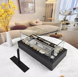 Camino camonetto a Bioetanolo da tavolo in Vetro