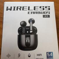 Cuffie auricolari bluetooth NUOVE