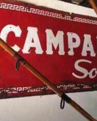 Tabella / Insegna -CAMPARI SODA- ORIGINALE