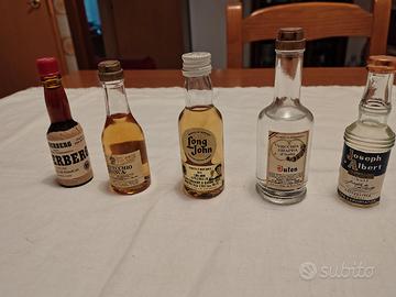 Set 5 liquori mignon vintage 