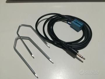 cavo aux connettore blu fiat punto