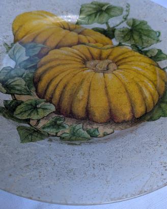 piatto decorativo autunnale 