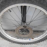 Ruota cerchio anteriore e disco post beta techno