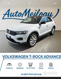 Volkswagen T-Roc 1.6 TDI SCR Advanced BlueMotion T