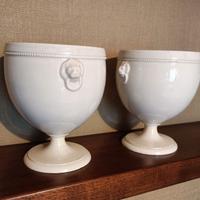 Coppia vasi a calice da farmacia