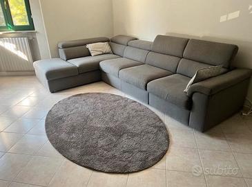 Tappeto moderno pelo corto grigio tapis