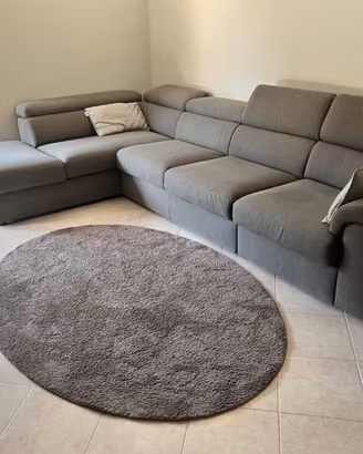 Tappeto moderno pelo corto grigio tapis
