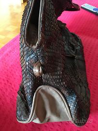 Borsa di pitone autentico made in Italy