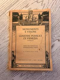 Antico volume Giardini Pubblici di Venezia