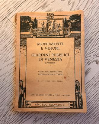 Antico volume Giardini Pubblici di Venezia