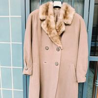 cappotto donna collo in visone