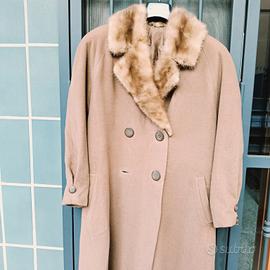 cappotto donna collo in visone