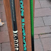 3 canne carbonio m.3,00/4,00/5,00 con elastico.