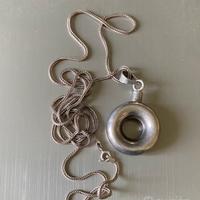 Collana e ciondolo messicani in argento anni 70