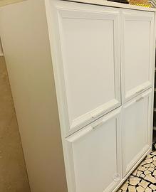 Credenza quattro ante legno bianco