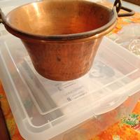 paiolo in rame antico 