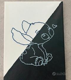 Tela ricamata a mano