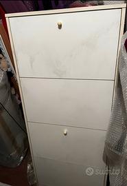 Scarpiera salvaspazio 4 ante