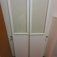 Coppia di ante Oxberg,Pannello/anta a vetro bianco