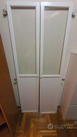 Coppia di ante Oxberg,Pannello/anta a vetro bianco