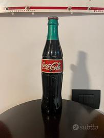 COCA COLA BOTTIGLIA MANIGLIA FRIGO VINTAGE METALLO