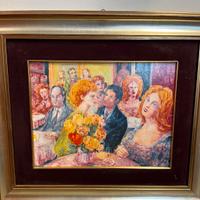 Quadro su ceramica Aligi Sassu