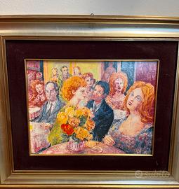 Quadro su ceramica Aligi Sassu