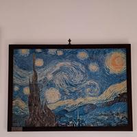 Quadri cornici wenghé con puzzle Van Gogh