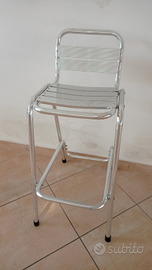 Sgabello in alluminio