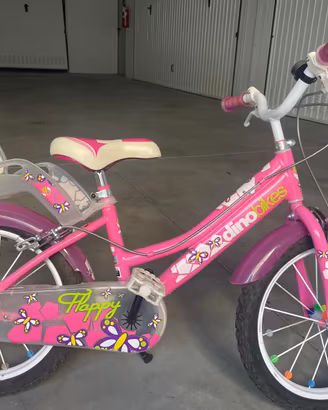 Dino Bike  Rosa per Bambina (3-5 anni)