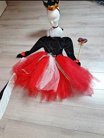costume regina di cuori Alice Carnevale