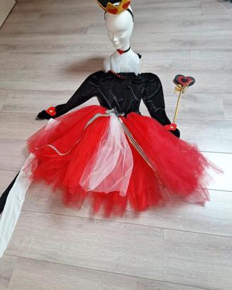 costume regina di cuori Alice Carnevale