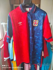 CAGLIARI 1990 91 VINTAGE  MAGLIA CALCIO UMBRO XL