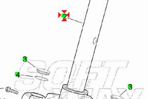 -Piastra forcella inferiore Scarabeo 125 AP8123904