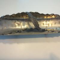 PORTA TOVAGLIOLI/GRISSINI VINTAGE IN PELTRO 95%