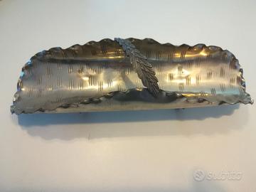 PORTA TOVAGLIOLI/GRISSINI VINTAGE IN PELTRO 95%