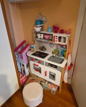 cucina in legno per bambini e accessori 