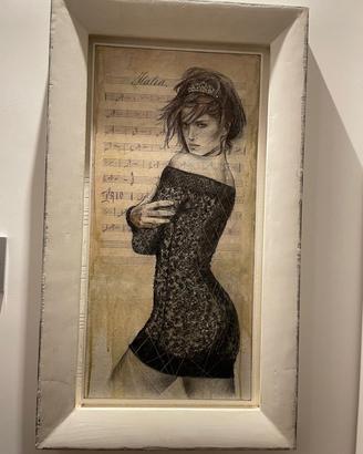 Quadro  GIANNI BELLINI titolo ITALIA