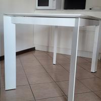 tavolo cucina bianco moderno allungabile 