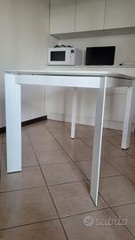 tavolo cucina bianco moderno allungabile 