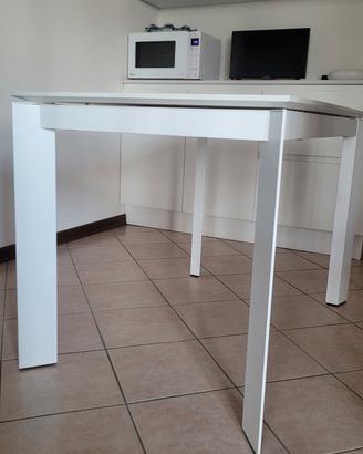 tavolo cucina bianco moderno allungabile 