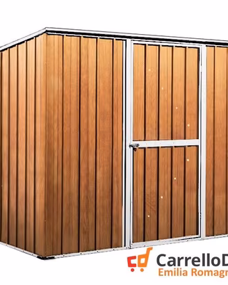 Casetta box giardino Acciaio 260x185 fin legno